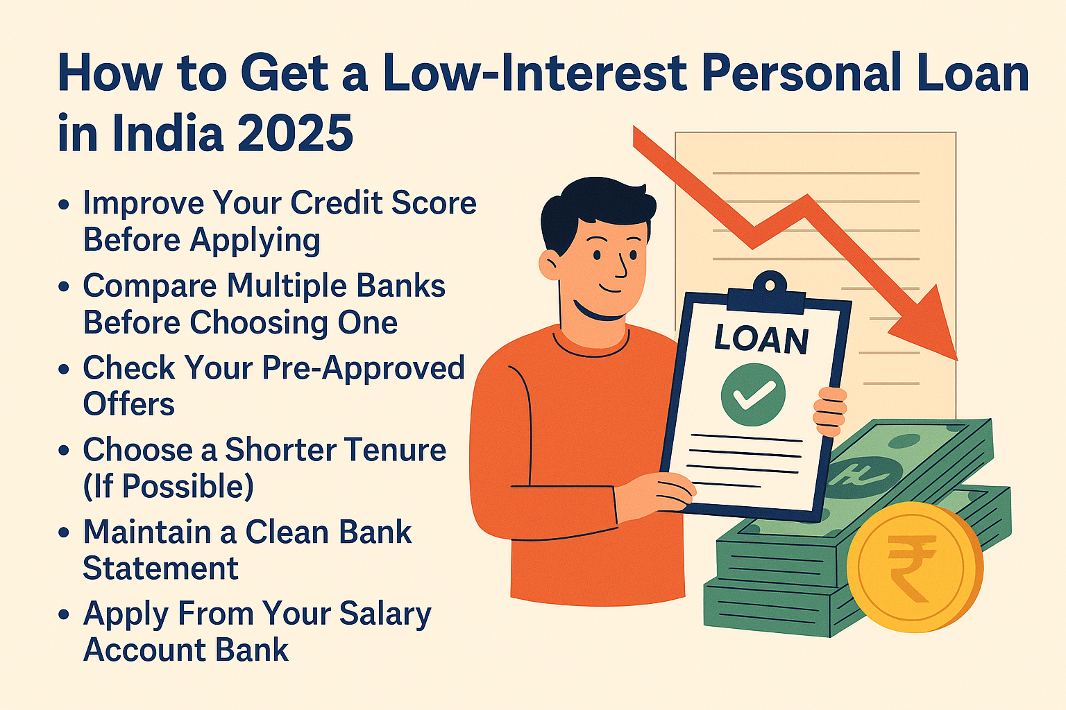 How to Get a Low-Interest Personal Loan in India 2025 – Complete Guide